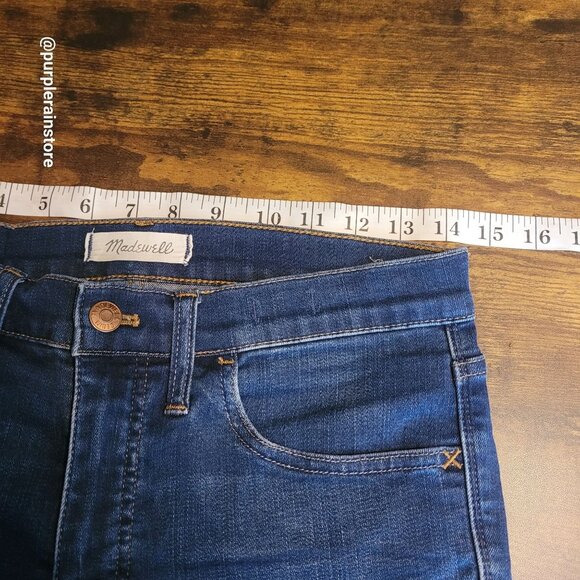 Madewell Jeans Size 28 Roadtripper Skinny Mid Rise Jansen Wash K1877 Stretch - Picture 8 of 13